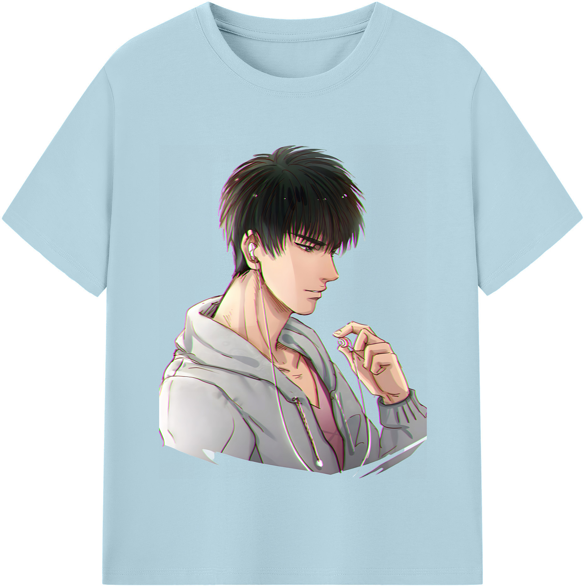 SLAM DUNK／スラムダンク 綿100％半袖Tシャツ（フロントプリント）